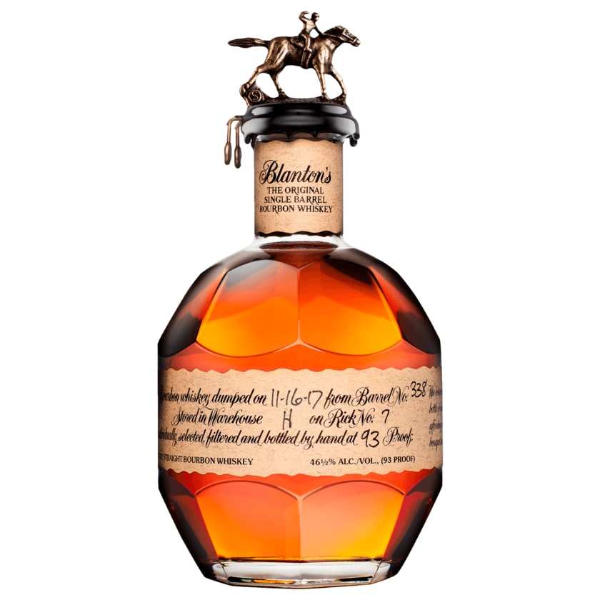 Blanton's Original Single Barrel Bourbon Whiskey 0,7l